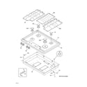 Frigidaire FFGC3015QSA cooktop diagram