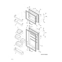 Frigidaire FGHT1846QF0 doors diagram