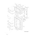 Frigidaire FFTR2021QW1 doors diagram