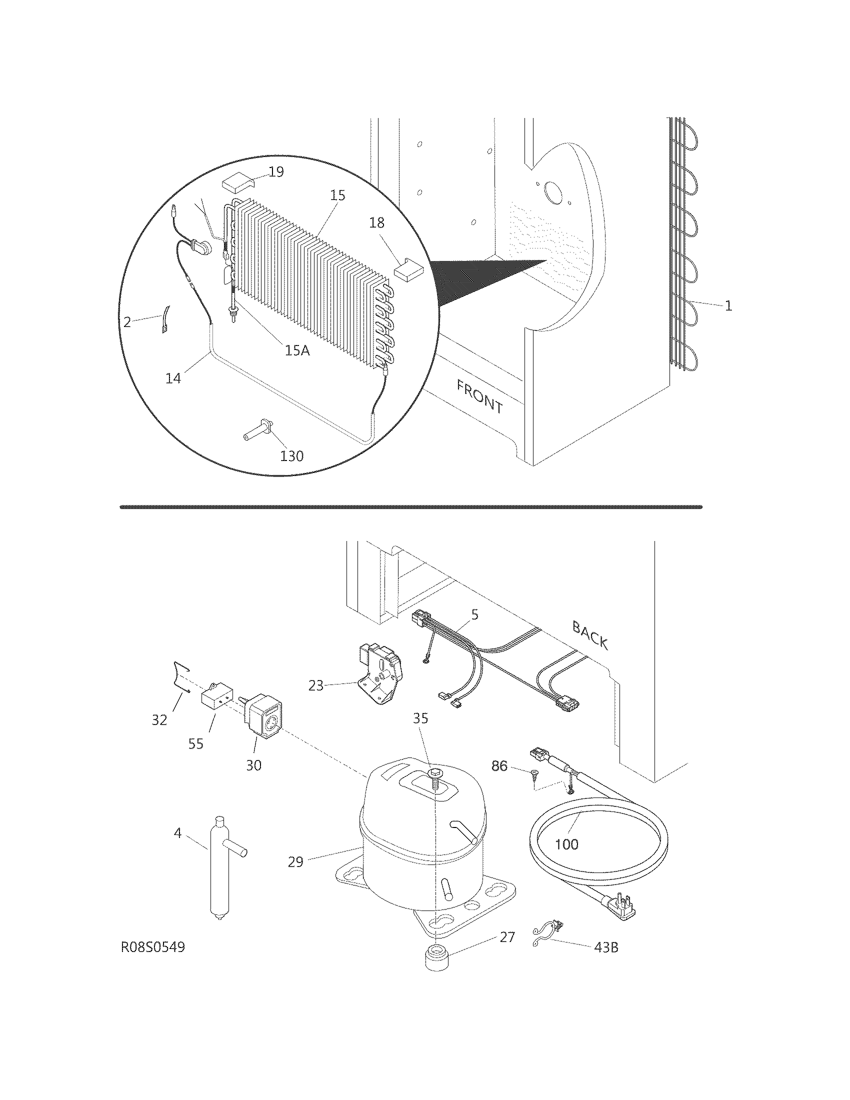 Frigidaire FFRU17G8QWB system diagram