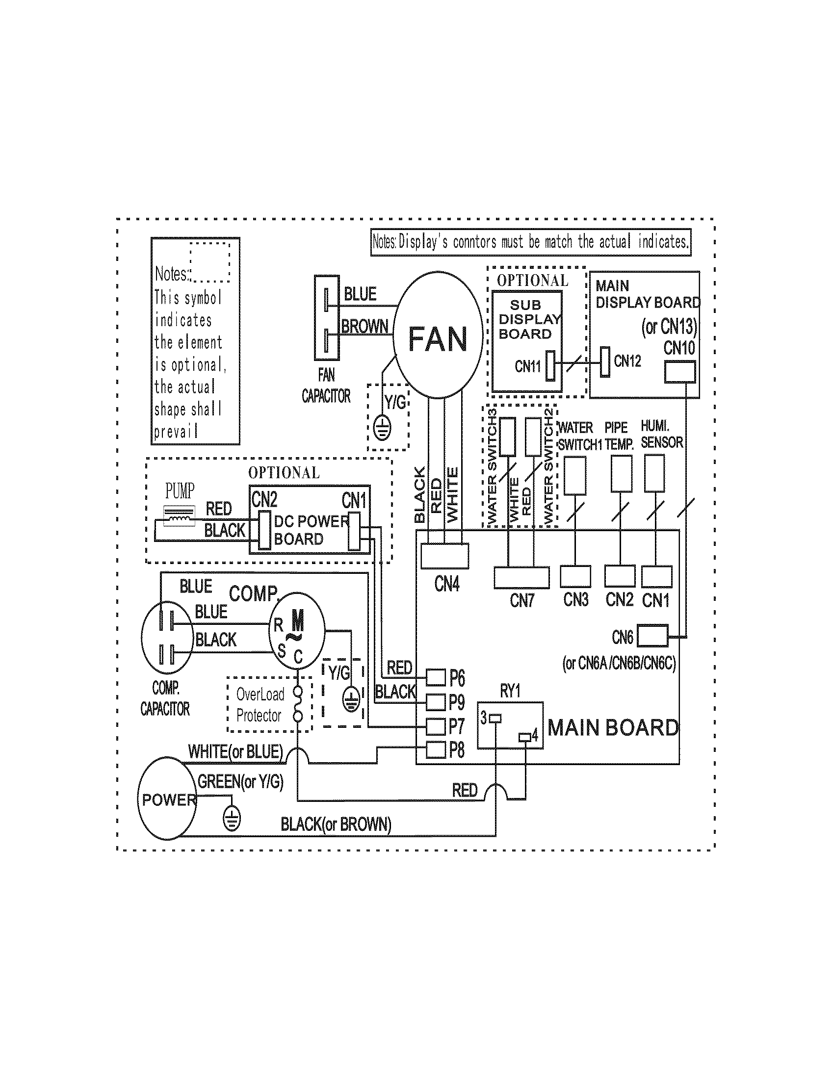 Frigidaire CAD504DWD14 wiring diagram diagram
