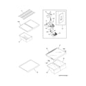 Frigidaire LFHT2131QE0 shelves diagram