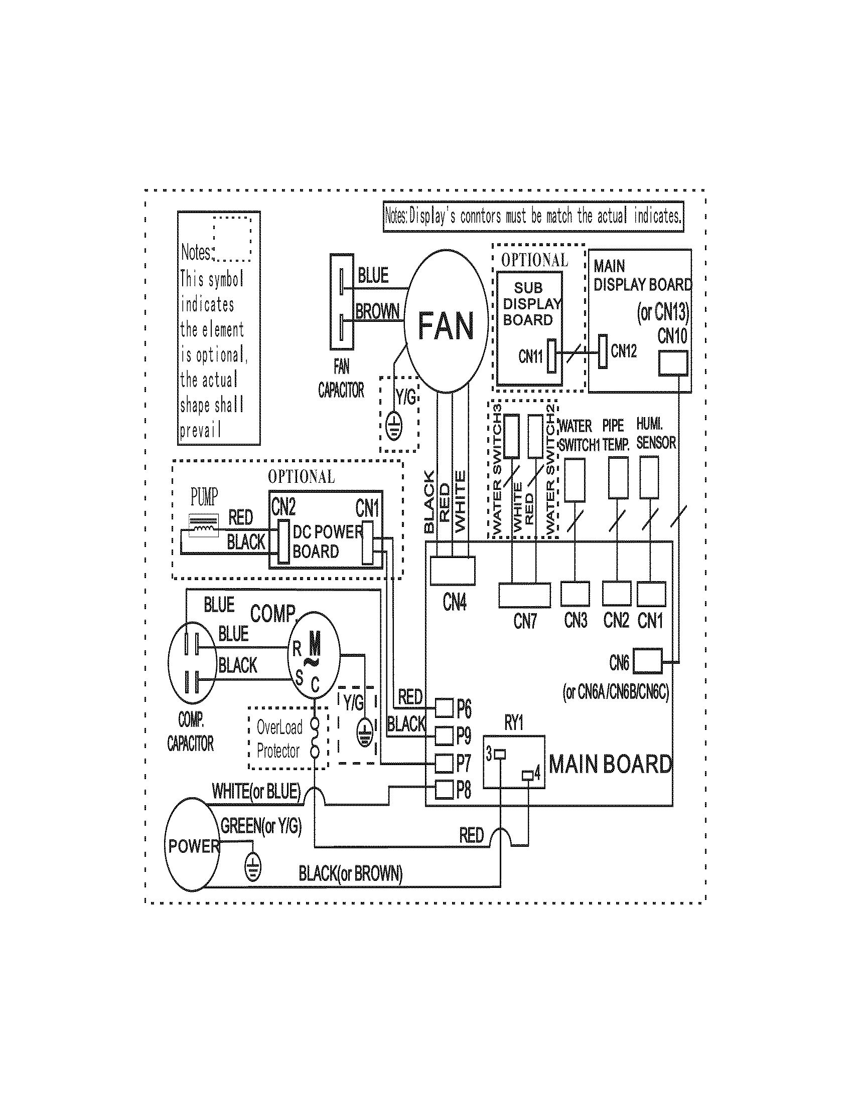 Frigidaire CAD504DWL17 wiring diagram diagram
