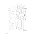 Frigidaire FFHT1826LWC doors diagram