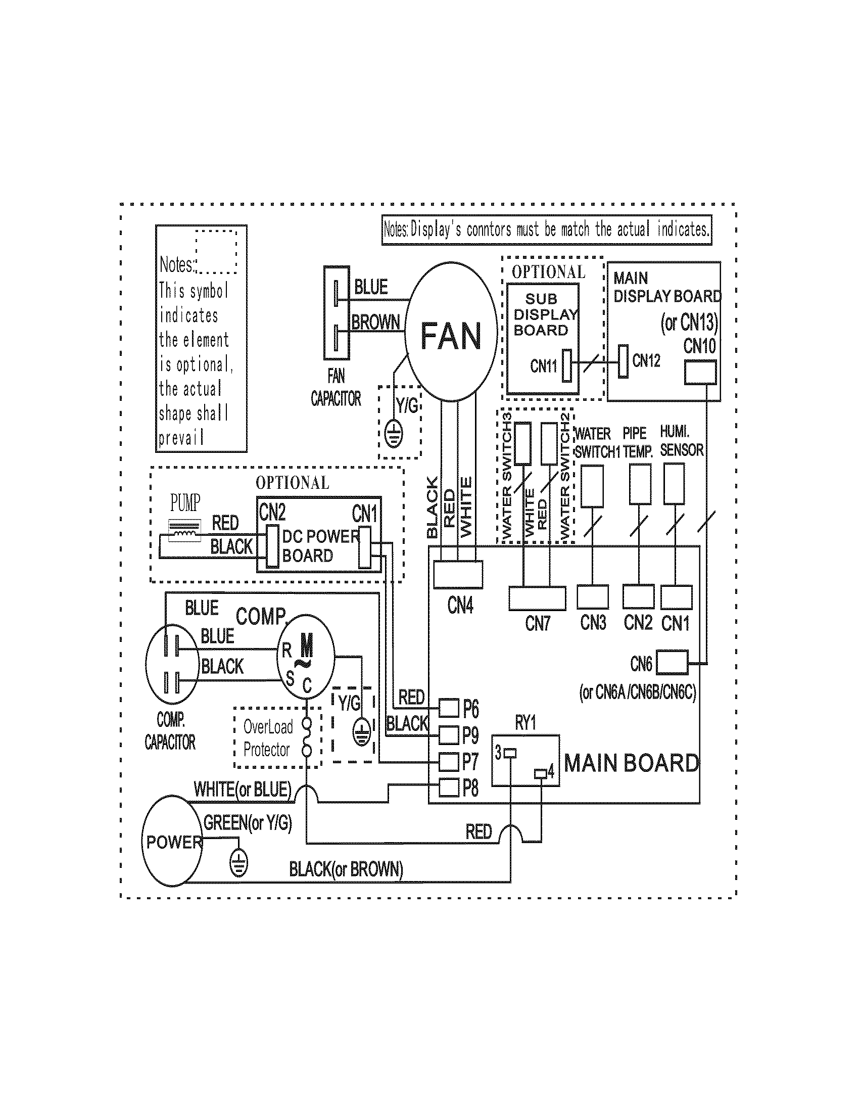 Frigidaire CAD704DWD10 wiring diagram diagram