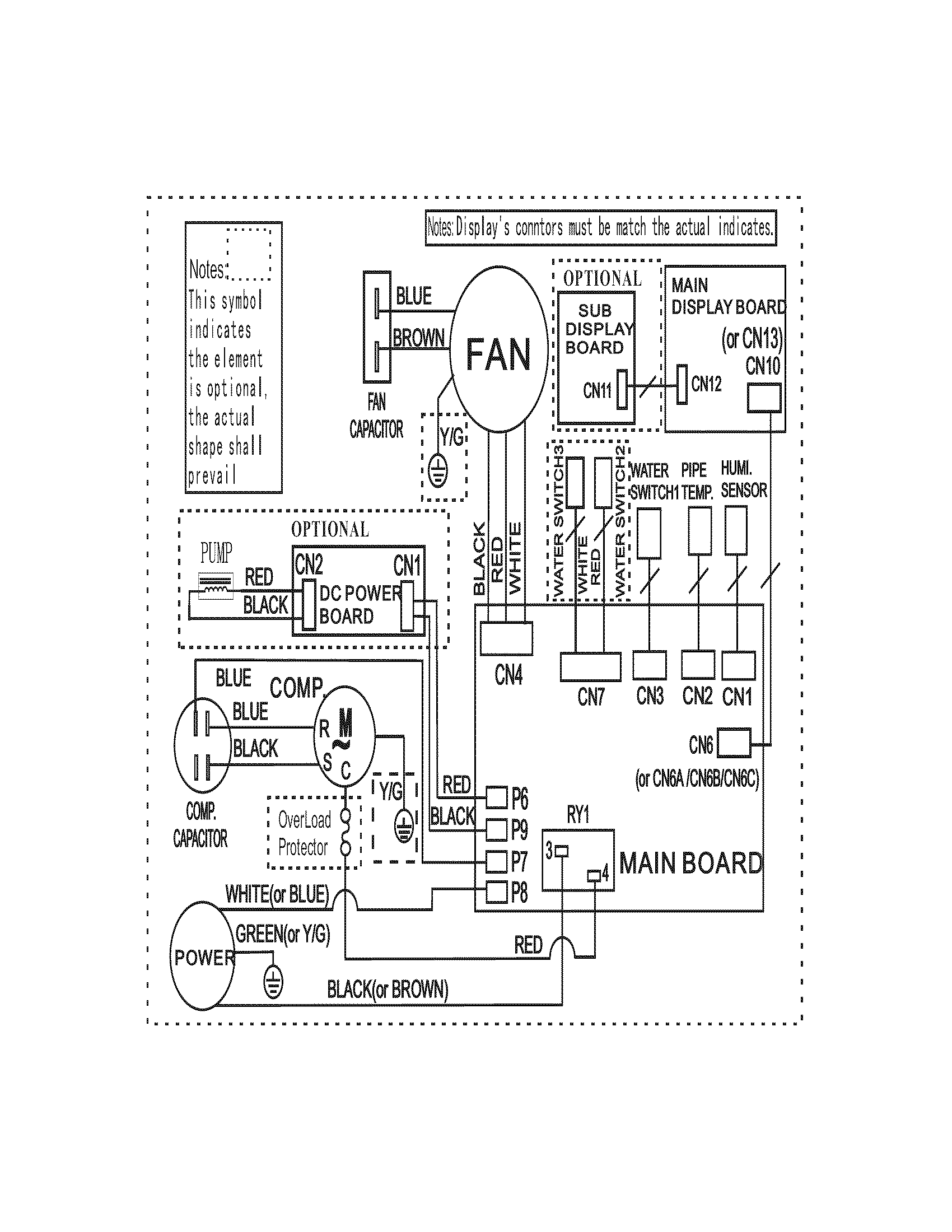 Crosley CDF700W19 wiring diagram diagram