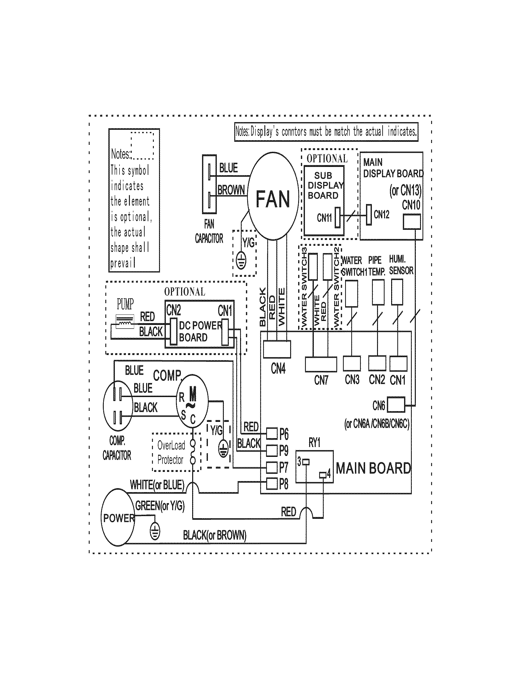 Frigidaire CAD704DWL4 wiring diagram diagram