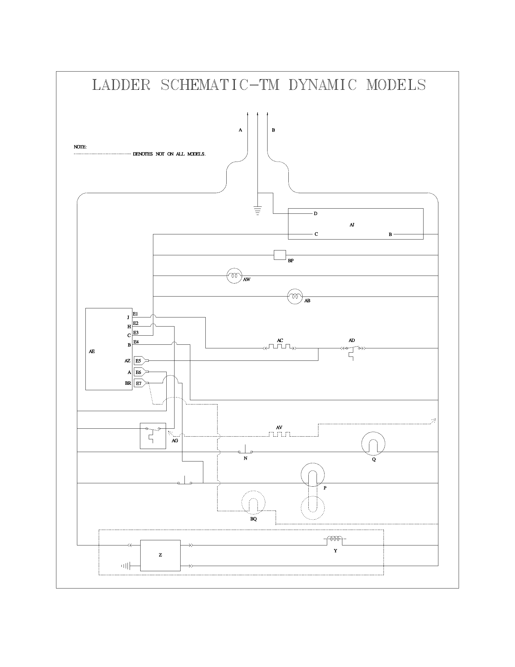 Universal/Multiflex (Frigidaire) MRTW23V5PP1 wiring schematic diagram