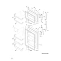 Frigidaire LGHT1846QE0 doors diagram