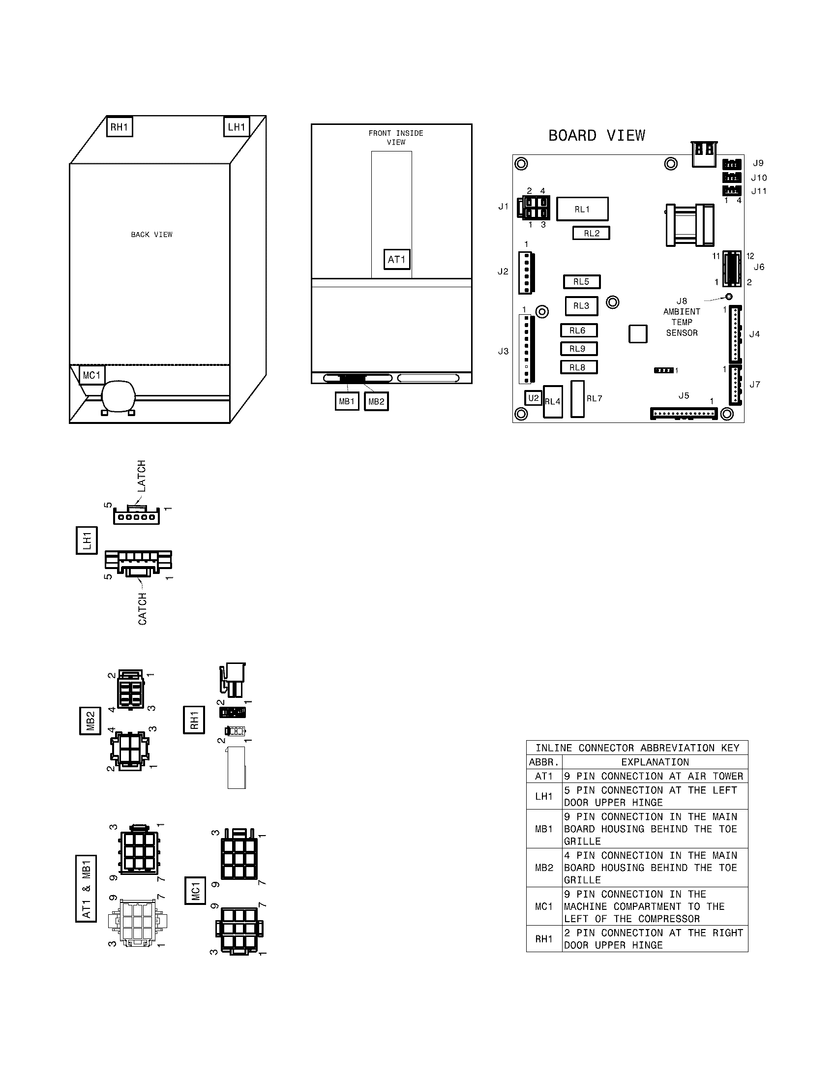 Frigidaire FFHN2740PP2A wiring schematic diagram