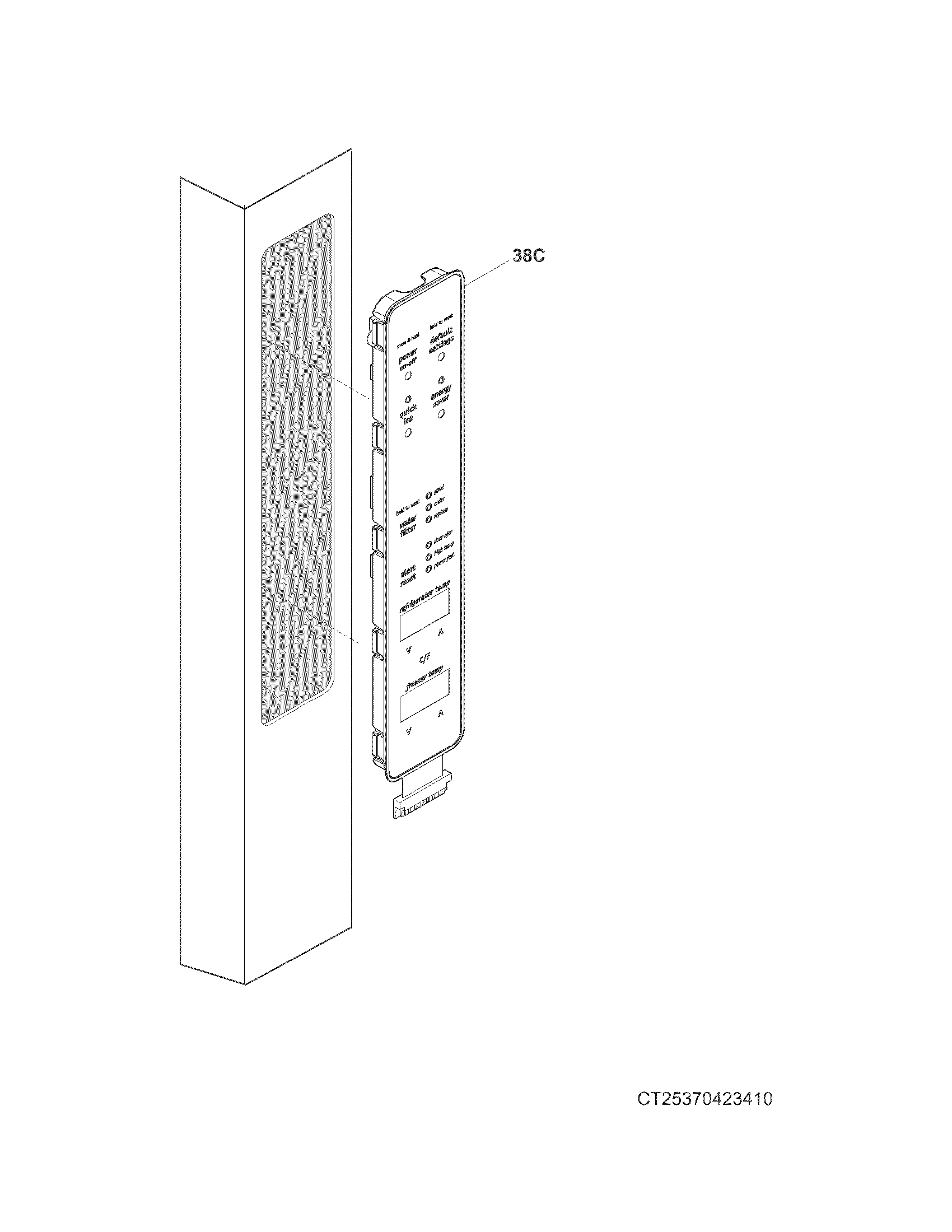 Kenmore 25370413411 controls diagram