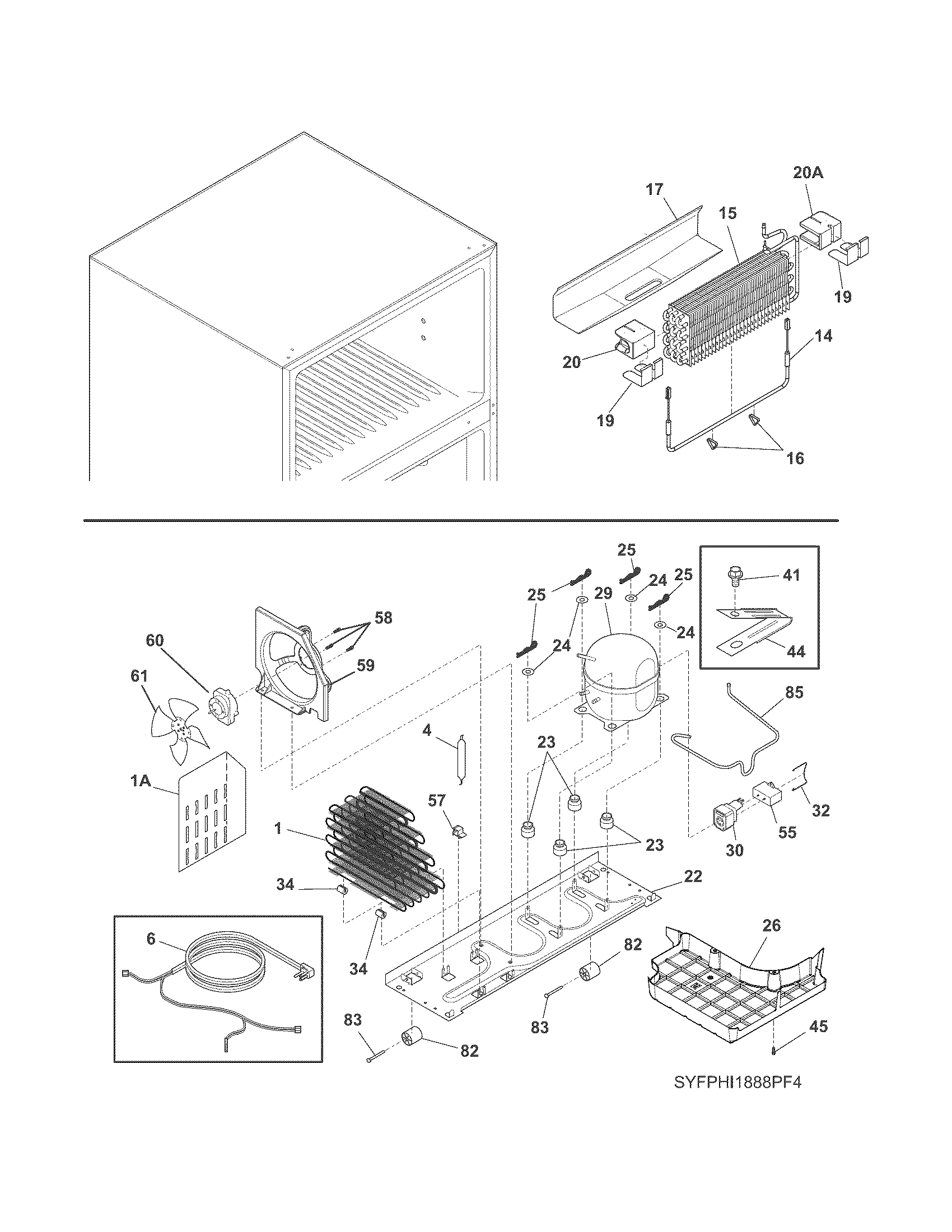 Frigidaire FPHI1888PF5 system diagram