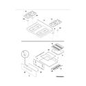 Kenmore 79073234312 top/drawer diagram