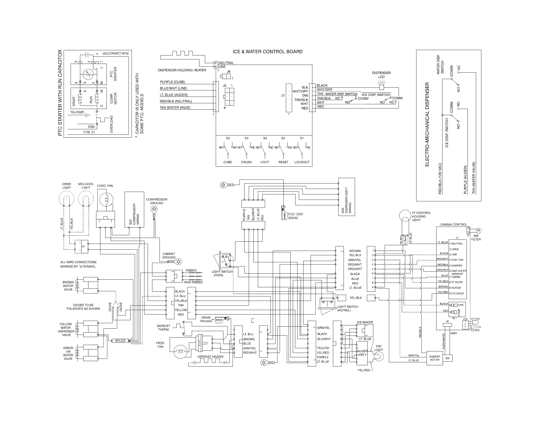 Frigidaire FFSS2614QE3A wiring diagram diagram