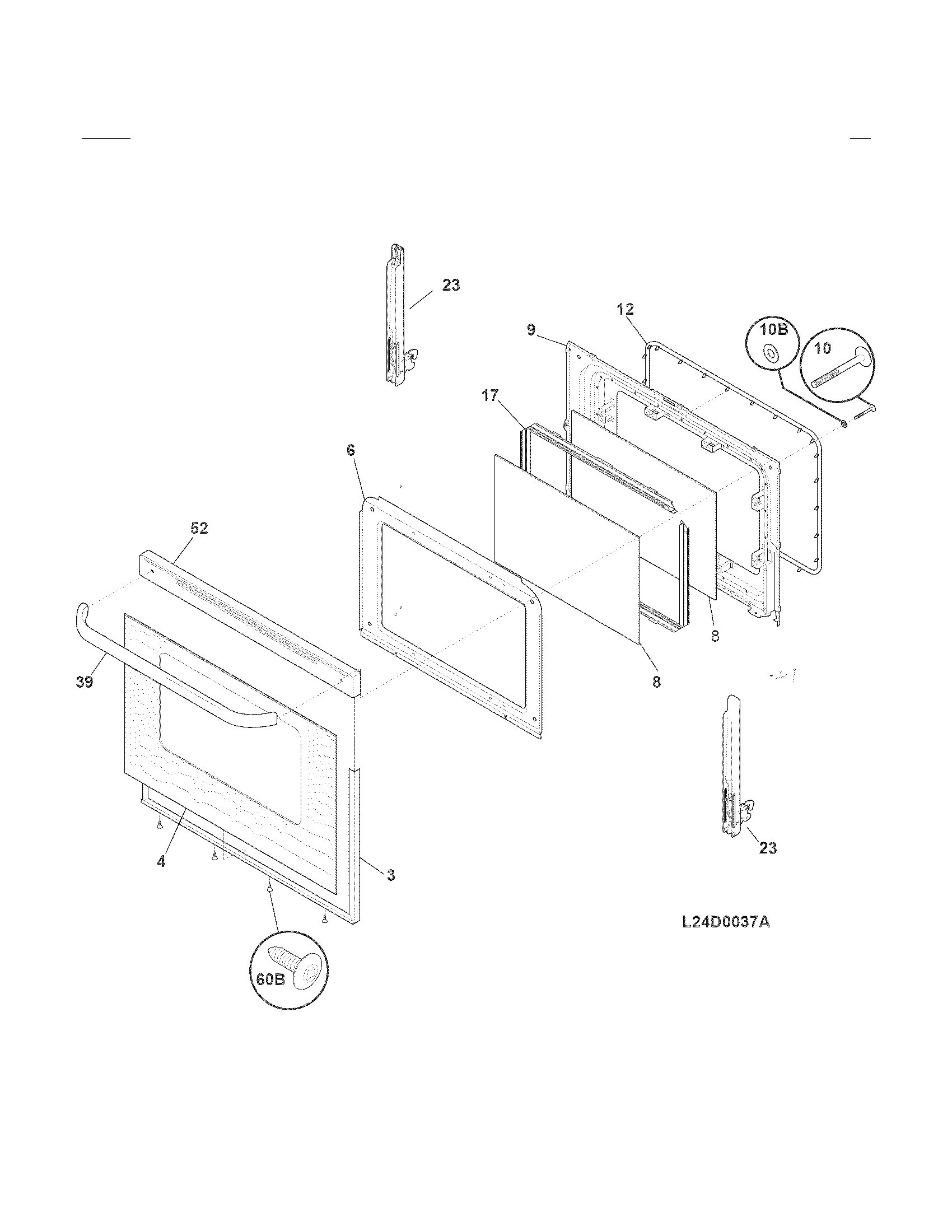 Kenmore 79093003311 door diagram