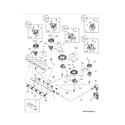 Kenmore 79032693410 burner diagram