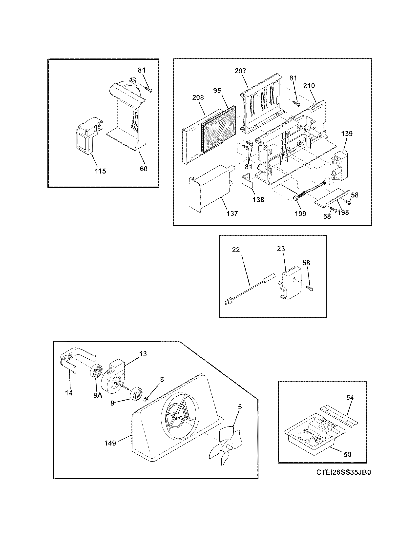 Electrolux EI26SS30JS5 controls diagram