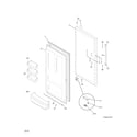 Frigidaire FFFH21F4QW0 door diagram