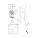 Frigidaire FFFH21F4QW0 cabinet diagram