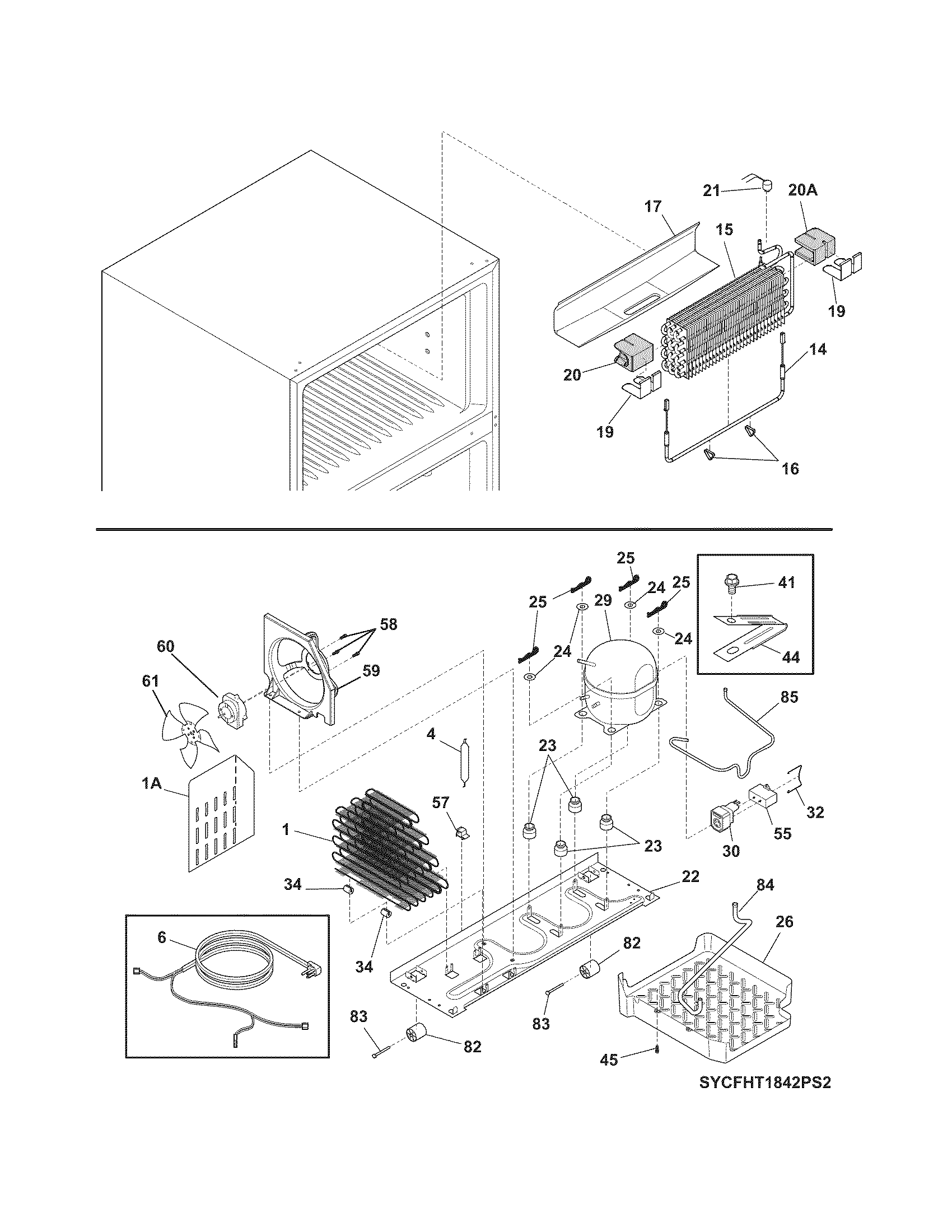 Crosley CRT182HNW6 system diagram