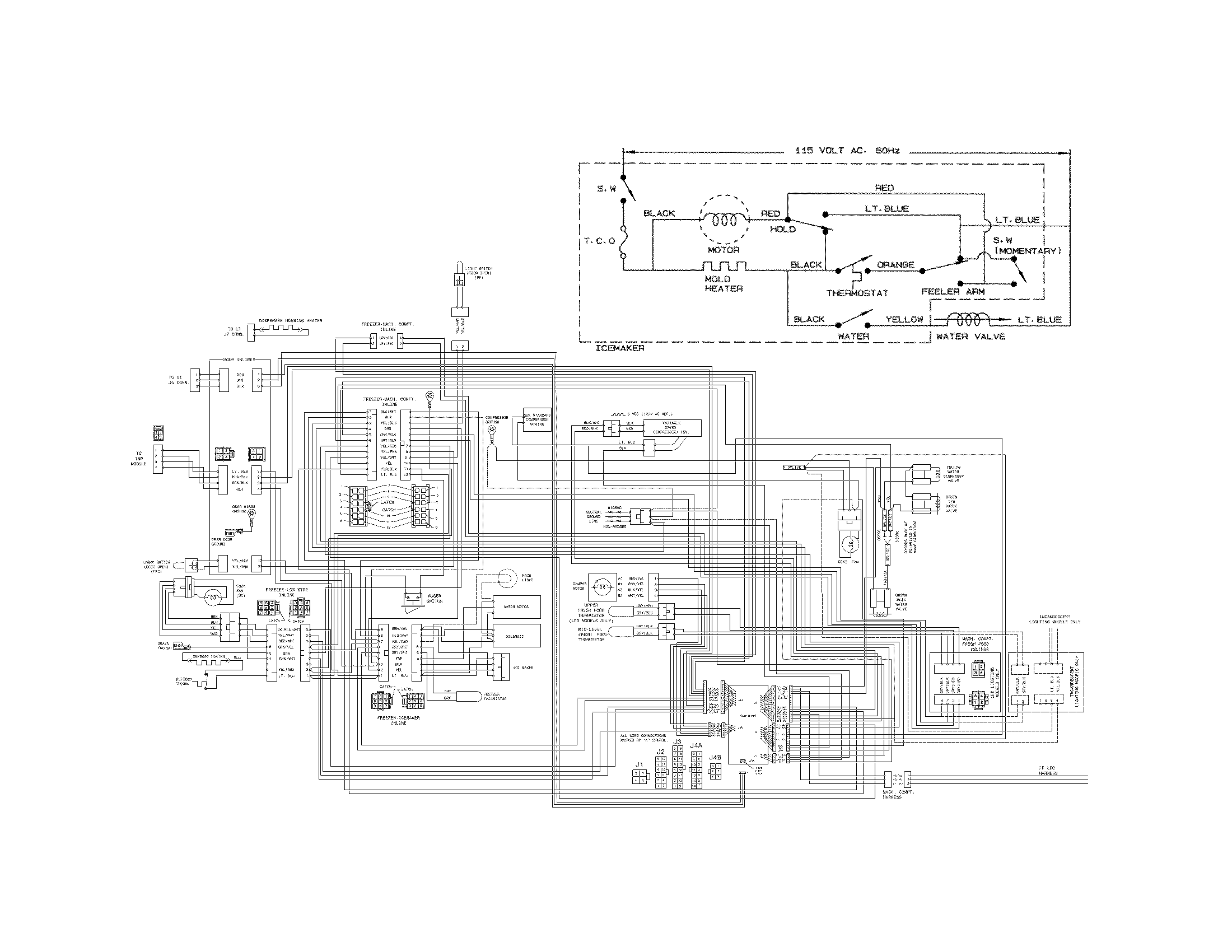 Frigidaire FPHS2399PF4A wiring diagram diagram