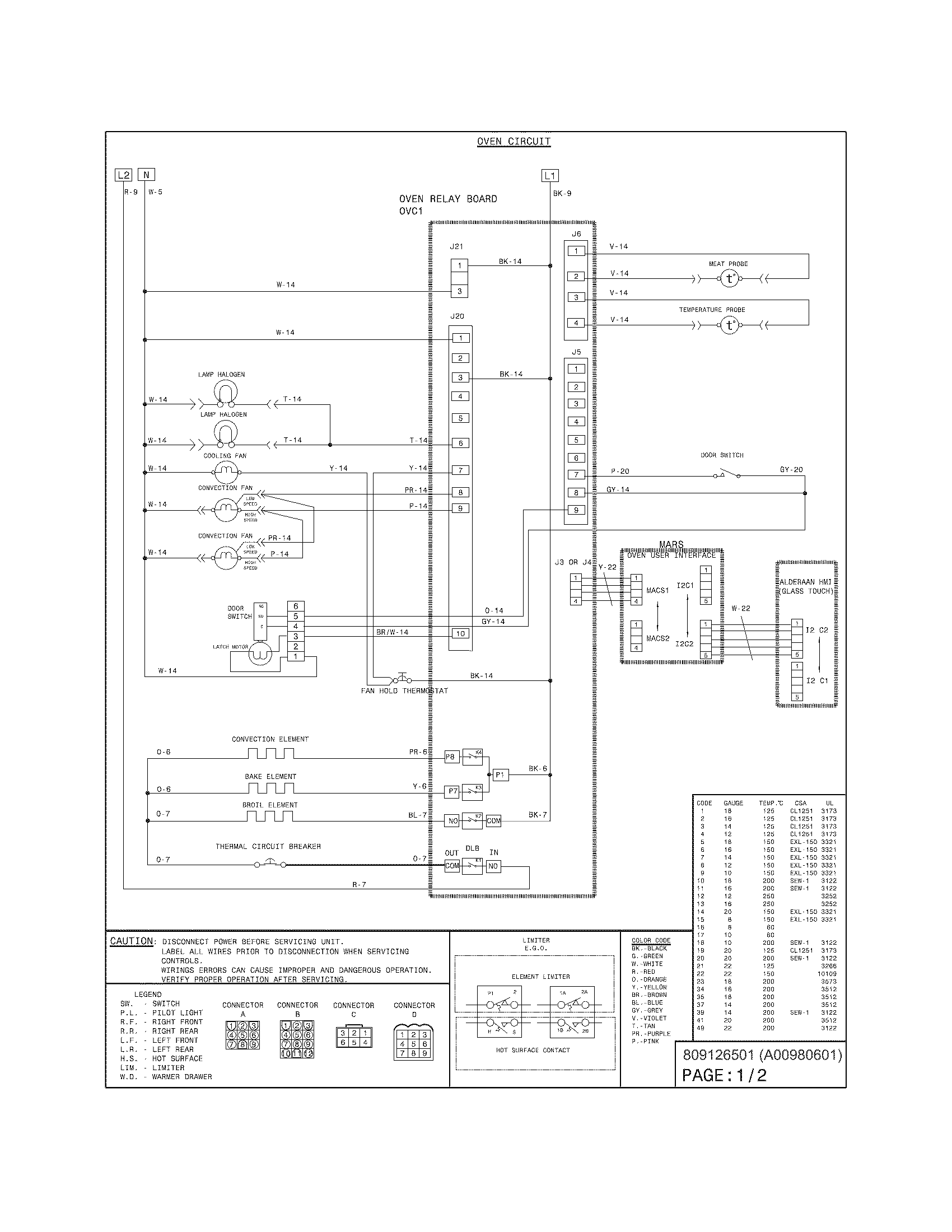 Electrolux EI30EF4CQSA wiring diagram diagram