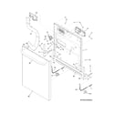 Frigidaire LFID2422RF1A door diagram