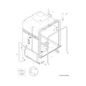 Frigidaire LFID2422RF1A tub diagram
