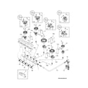 Kenmore Pro 79034423510 burners diagram