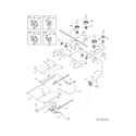 Frigidaire FFGS3025PBC burner diagram