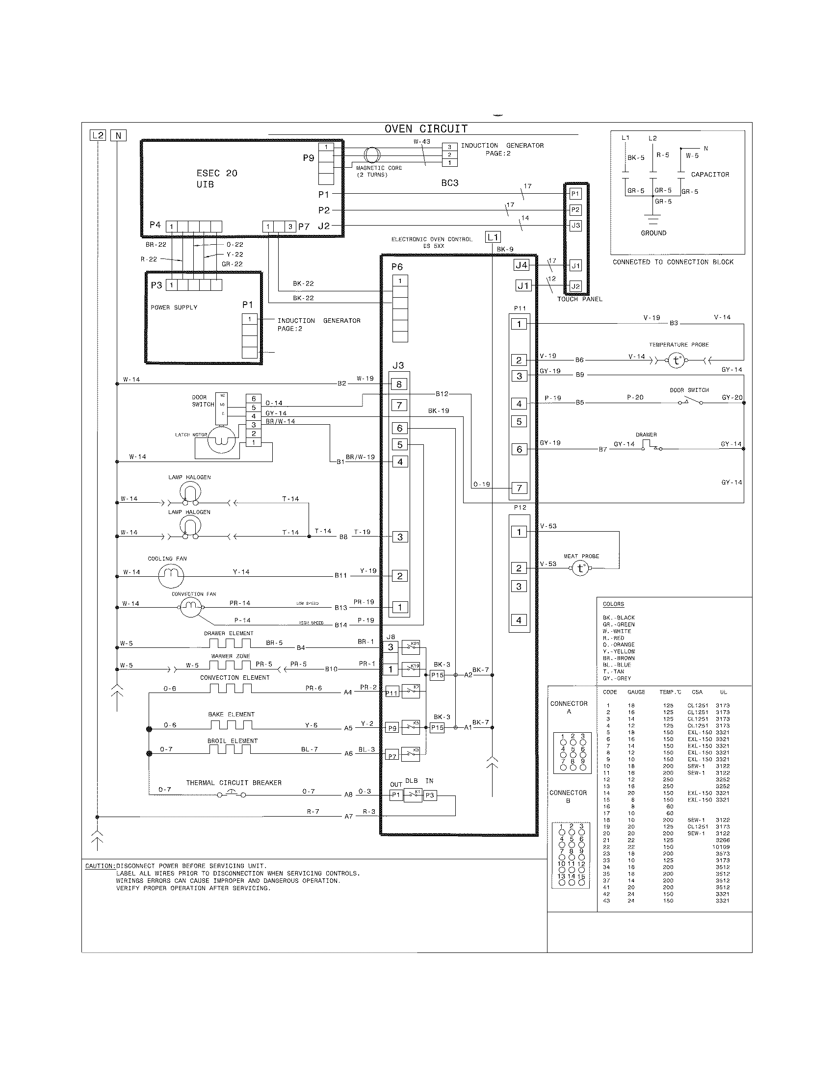 Frigidaire CGIS3065PFA wiring diagram diagram