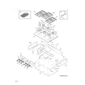 Kenmore Pro 79034913510 main top diagram