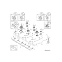 Kenmore Pro 79034913510 burners diagram