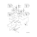 Frigidaire FGGS3065PFH burner diagram