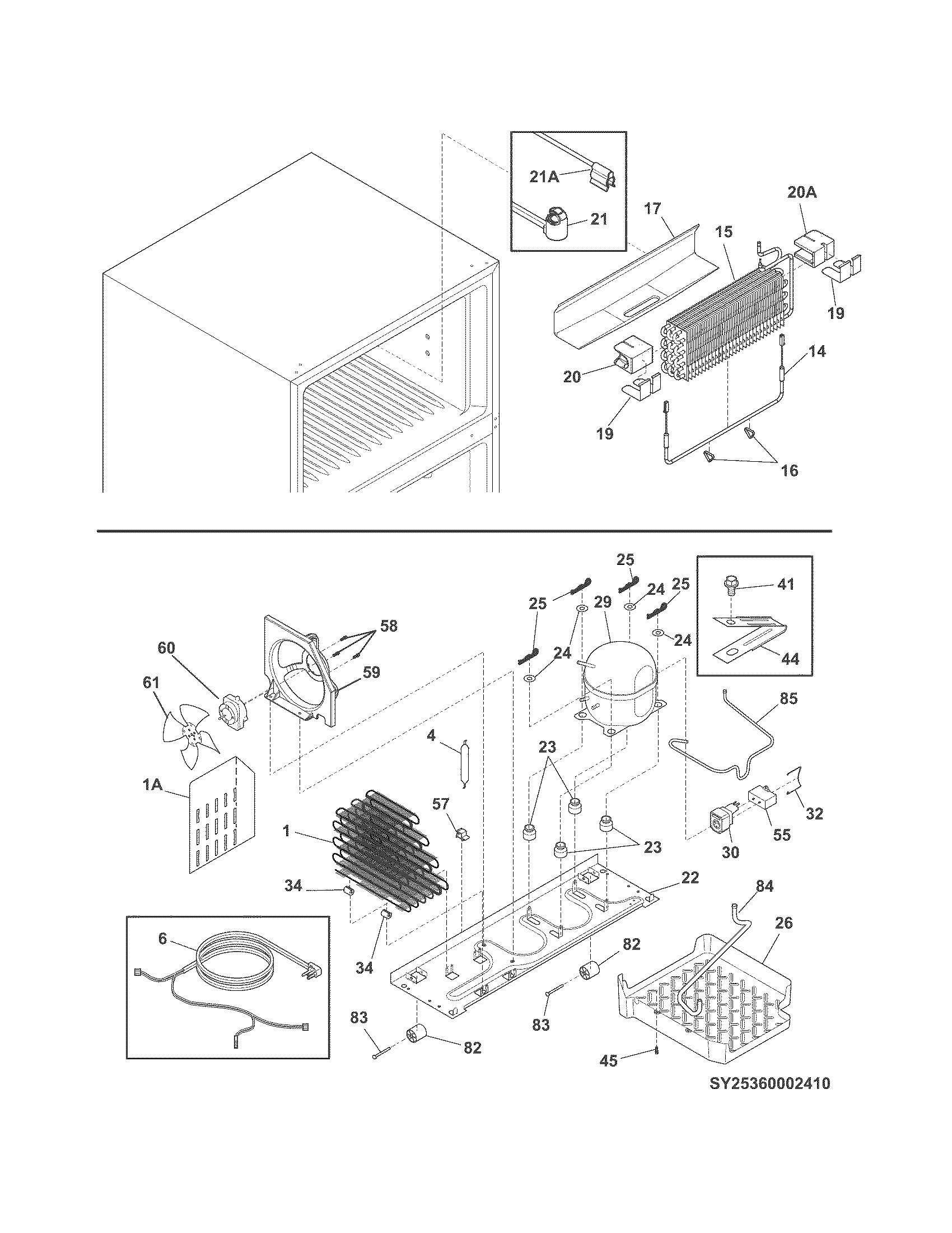 Frigidaire FFTR1514QB1 system diagram