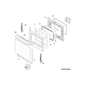 Frigidaire FFGF3023LBF door diagram