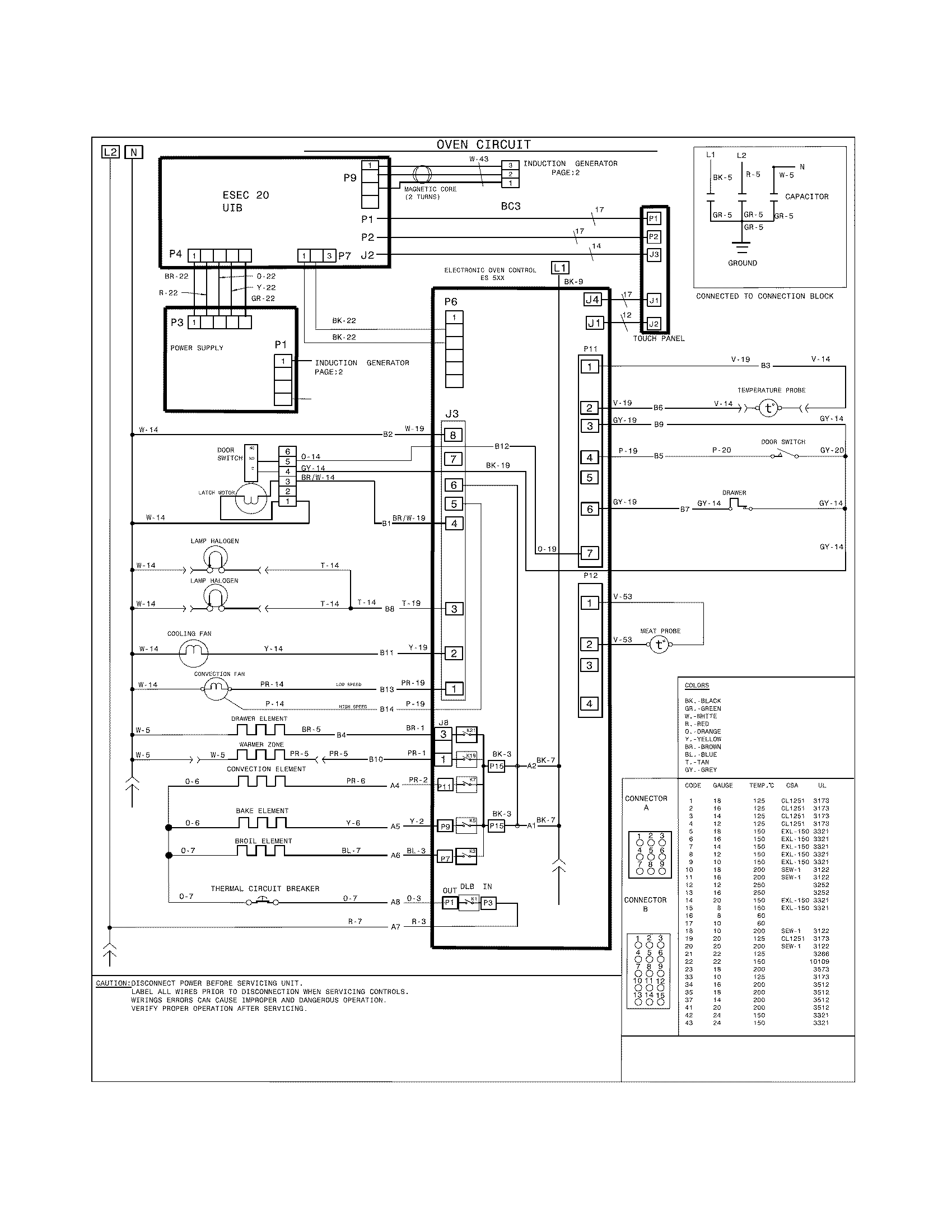 Frigidaire FGIS3065PFC wiring diagram diagram