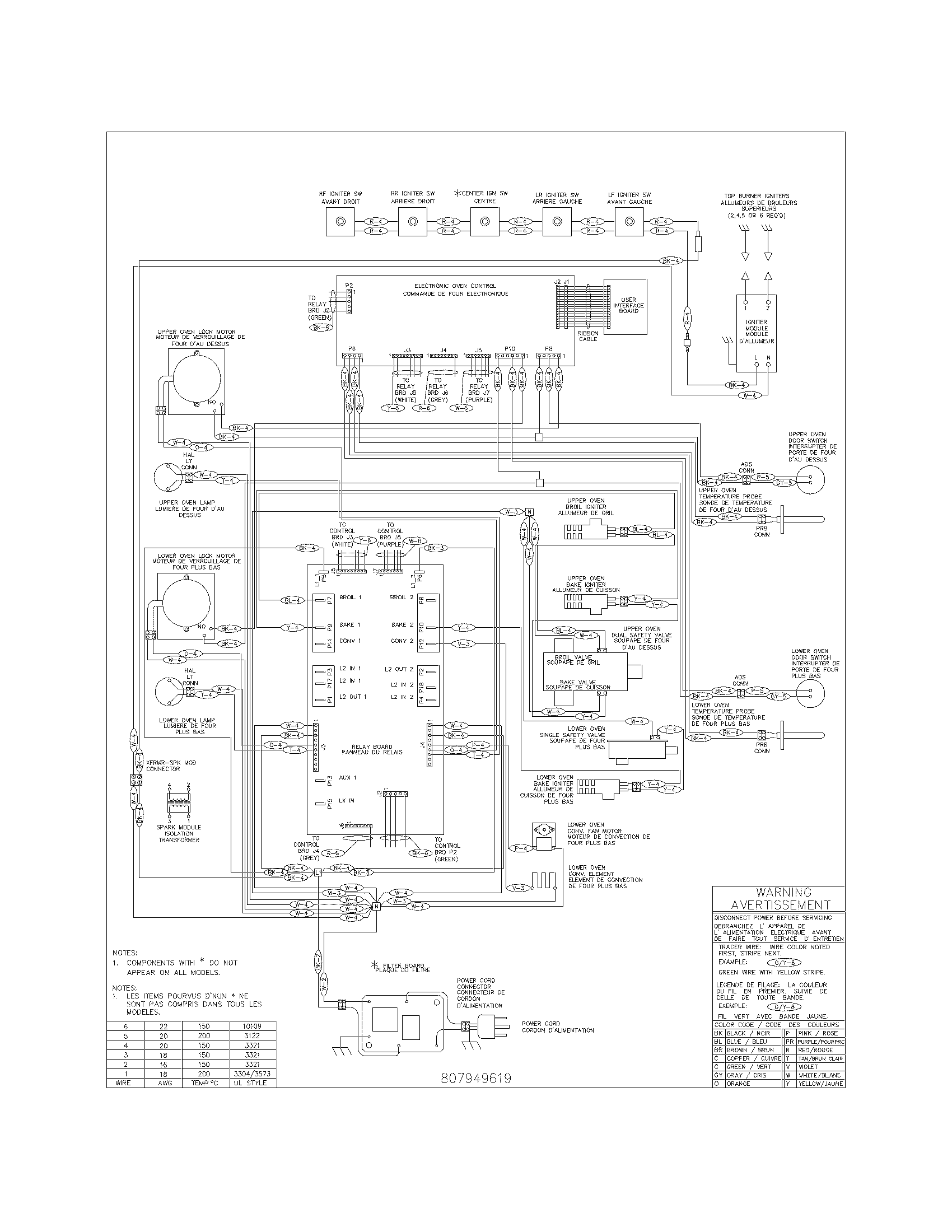 Kenmore Elite 79075429410 wiring diagram diagram