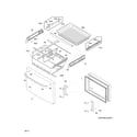 Frigidaire FFHB2740PS4 freezer drawer, baskets diagram
