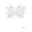 Frigidaire FFHB2740PS4 fresh food door diagram