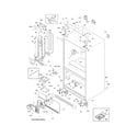 Frigidaire FFHB2740PS4 cabinet diagram