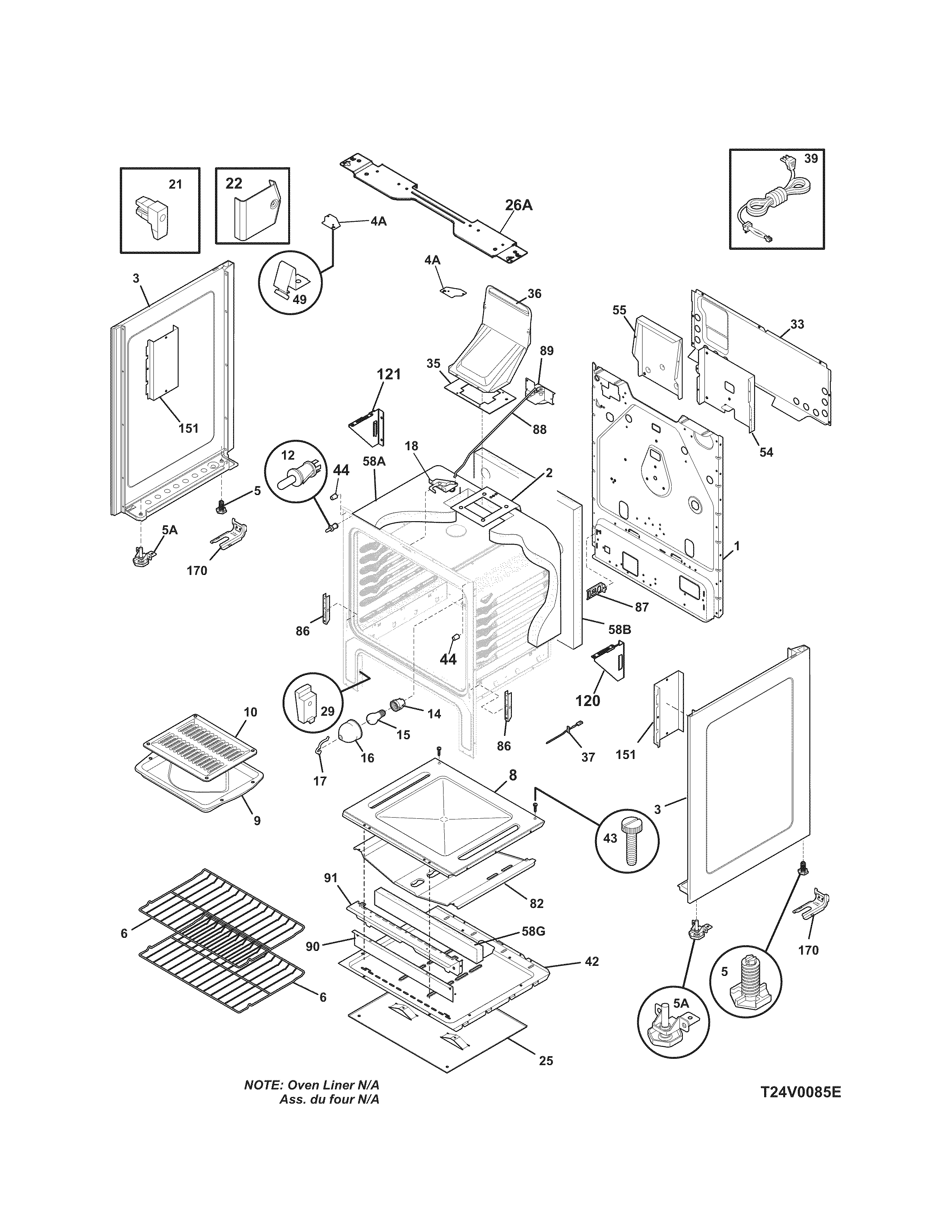 Kenmore 79072402010 body diagram