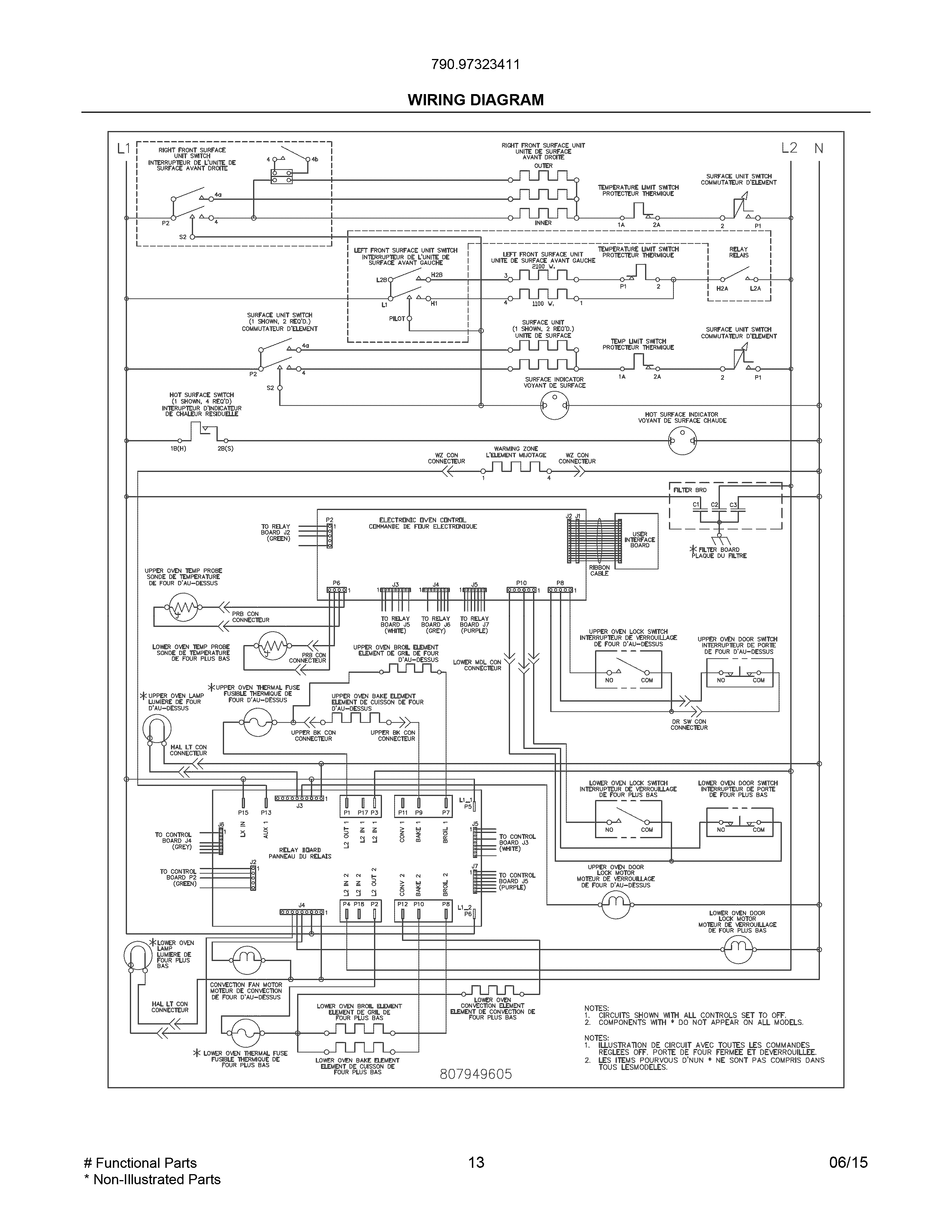 Kenmore Elite 79097323411 wiring diagram diagram