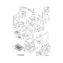 Frigidaire FGGF3035RWA body diagram