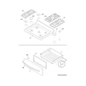 Frigidaire FGGF3035RWA top/drawer diagram