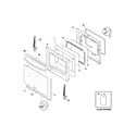 Frigidaire FGGF3054MWF door diagram