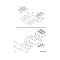 Frigidaire FFGF3017LSE top/drawer diagram