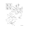 Frigidaire FFGS3025PSF burner diagram