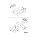 Frigidaire FFGF3015LME top/drawer diagram