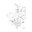 Frigidaire FGBD2445NW8A motor & pump diagram